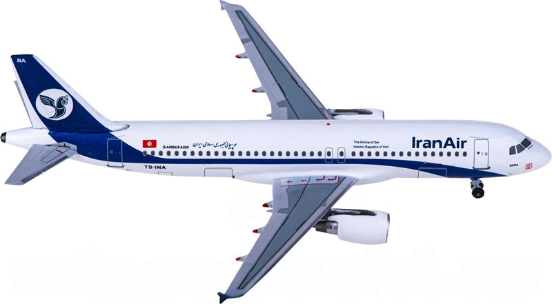 AeroClassics Iran Air for Airbus A320 TS-INA 1:400 Airplane Pre-built  Airliner Model Display