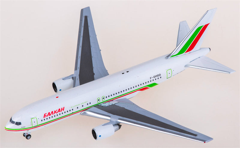 AeroClassics Balkan Bulgarian Airlines for Boeing 767-200 F-GHGD 1:400 Airplane Pre-built Airliner Model Display