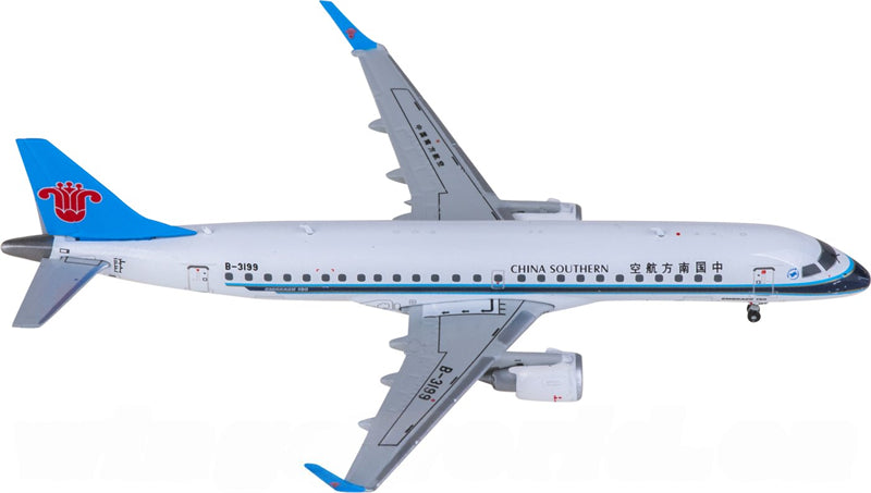 Undefined Collectibles China Southern for Embraer ERJ-190 B-3199 1:400 Aircraft Pre-built Model
