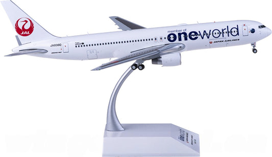 JC Wings Japan Airlines for Boeing 767-300 JA8980 One World 1:200 Airplane Pre-built Airliner Model Display
