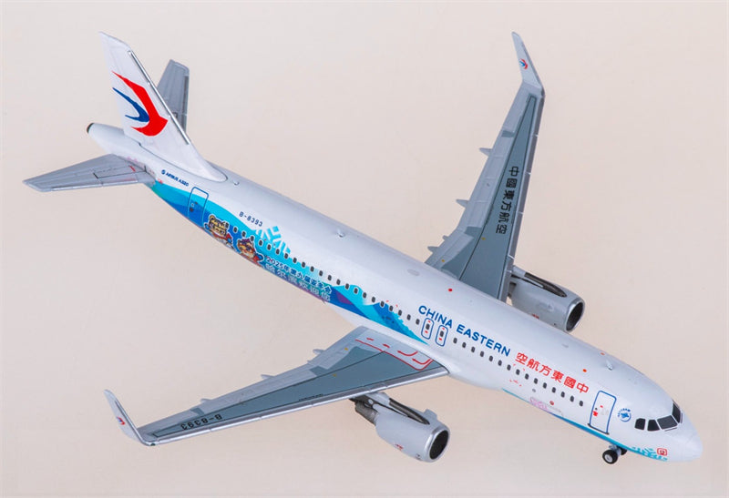 NG Models China Eastern Airlines for Airbus A320-200 B-8393 1:400 Airplane Pre-built  Airliner Model Display