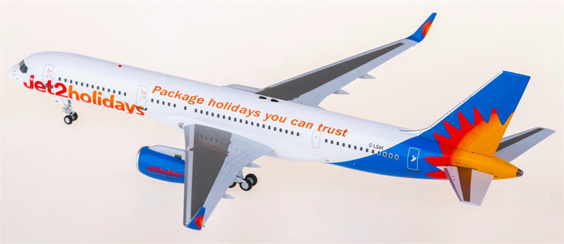 NG Models Jet2 for Boeing 757-200 G-LSAK 1:200 Airplane Pre-built  Airliner Model Display