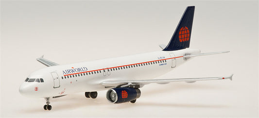 AeroClassics Air World for Airbus A320 G-BVJW 1:400 Aircraft Pre-built  Airliner Model Display