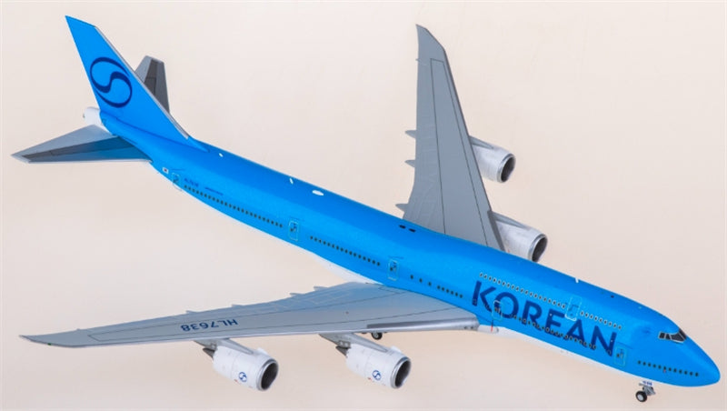 Hxmodels Korean Air for Boeing 747-8 HL7638 1:400 Airplane Pre-built  Airliner Model Display