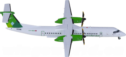 Geminijets Wideroe for Bombardier for Dash 8 Q400 LN-WDM 1:200 Airplane Pre-built Airliner Model Display