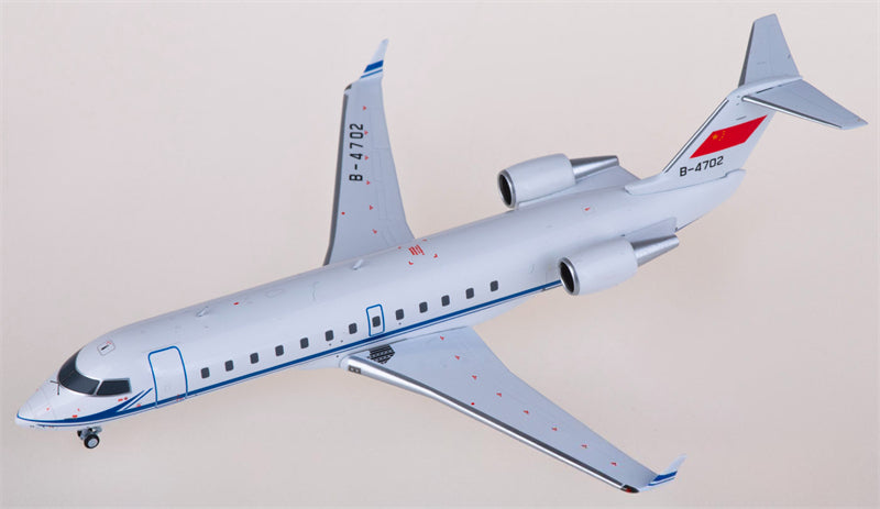 NG Models PLANAF for Bombardier CRJ200 for Challenger 800 B-4702 1:200 Airplane Pre-built Airliner Model Display