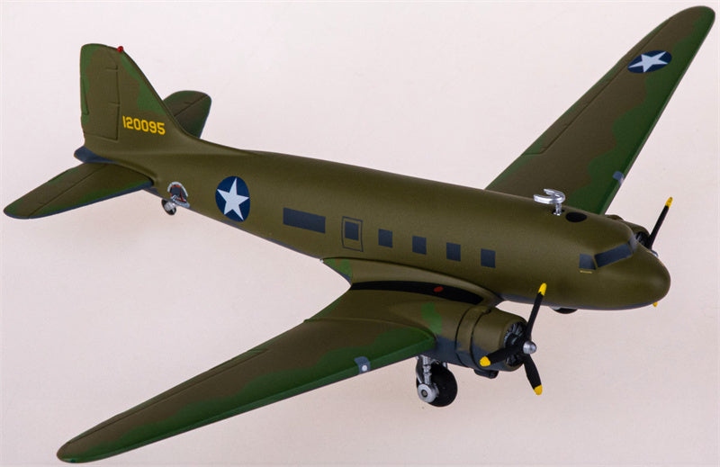 Herpa USAAF for Douglas DC-3/C-53 Skytrooper 120095 1:200 Aircraft Pre-built  Airliner Model Display