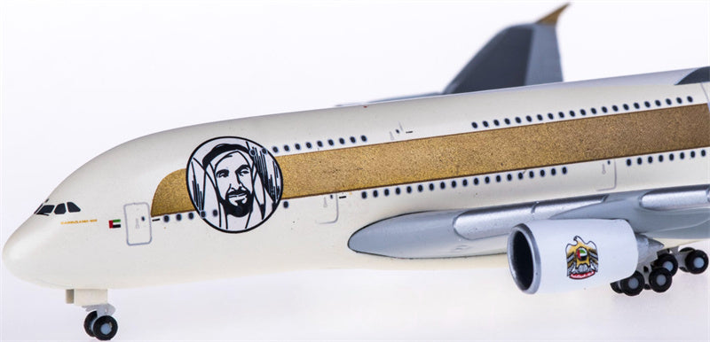 Herpa Etihad Airways for Airbus A380 A6-APH 1:500 Airplane Pre-built  Airliner Model Display