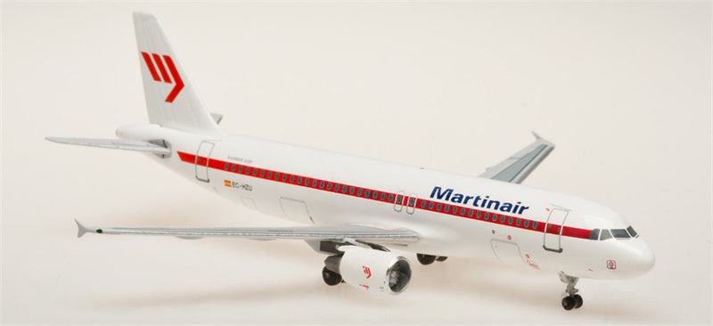 AeroClassics Martinair for Airbus A320 EC-HZU 1:400 Aircraft Pre-built  Airliner Model Display