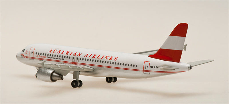 Herpa Austrian Airlines for Airbus A320 OE-LBP 1:500 Airplane Pre-built  Airliner Model Display