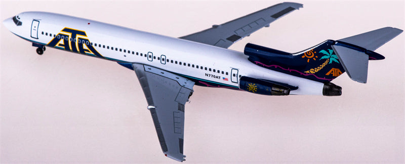 AeroClassics ATA Airlines for Boeing 727-200 N770AT 1:400 Airplane Pre-built  Airliner Model Display