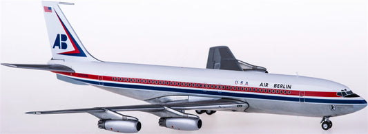 Herpa Air Berlin for Boeing 707-300 N763AB 1:200 Aircraft Pre-built  Airliner Model Display
