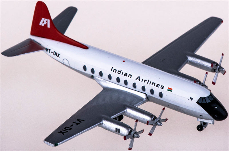 AeroClassics Indian Airlines for Vickers for Viscount 700 VT-DIX 1:400 Airplane Pre-built  Airliner Model Display