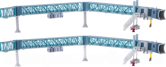 JC Wings Airport Passenger Bridge Narrow-body Aircraft 2pcs 1:200 Accessory Pre-built  Airliner Model Display