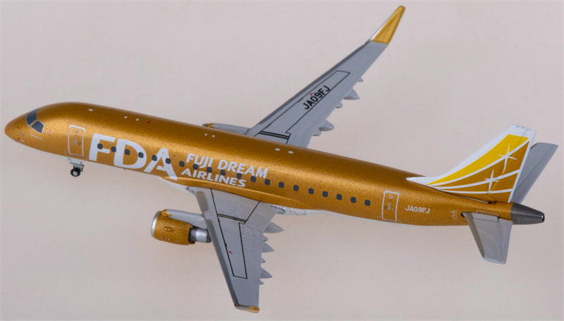 JC Wings Fuji Dream Airlines for Embraer ERJ-175STD JA09FJ 1:400 Airplane Pre-built Airliner Model Display