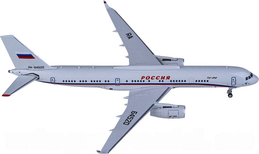 NG Models Russian Air Force for Tupolev TU-214PU RA-64520 1:400 Airplane Pre-built  Airliner Model Display