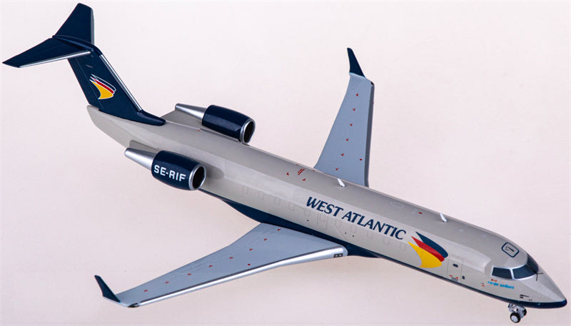 NG Models West Atlantic for Bombardier CRJ200PF SE-RIF 1:200 Airplane Pre-built  Airliner Model Display