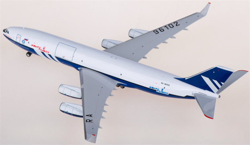 Phoenix Polet Flight for Ilyushin IL-96-400T RA-96102 1:400 Airplane Pre-built  Airliner Model Display