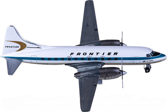 Geminijets Frontier Airlines for Convair CV-580 N73117 1:400 Airplane Pre-built  Airliner Model Display