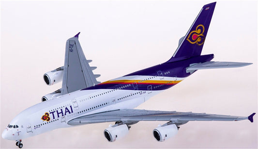 JC Wings Thai Airways for Airbus A380 HS-TUE 1:400 Airplane Pre-built  Airliner Model Display