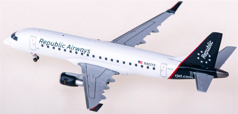 Geminijets Republic Airline for Embraer ERJ-175LR N402YX 1:400 Airplane Pre-built  Airliner Model Display