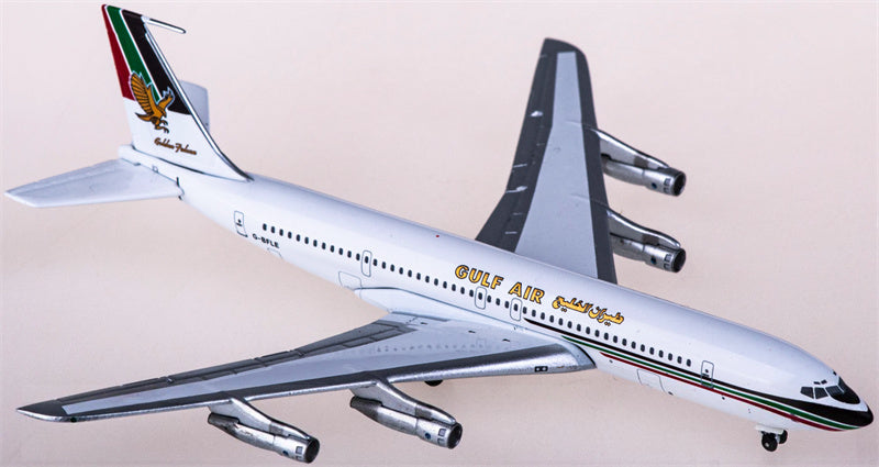 AeroClassics Gulf Air for Boeing 707-300 G-BFLE 1:400 Airplane Pre-built  Airliner Model Display