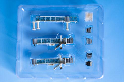 JC Wings Passenger Blue Double channel boarding bridge for B747/A350 1:400 Model