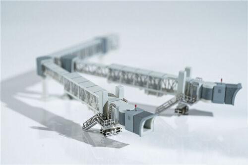 JC Wings Transparent Double channel boarding bridge for B747/A350 1:400 Model