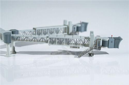 JC Wings Transparent Double channel boarding bridge for B747/A350 1:400 Model