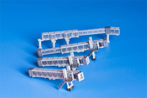 JC Wings 1：400 Passenger Transparent three channel boarding bridge for A380