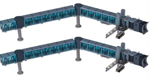 JC Wings Single Passenger Blue boarding bridges for B737/A320 1:400 Model