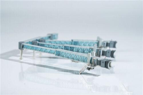 JC Wings Passenger Blue three channel boarding bridge for A380 1:400 Model