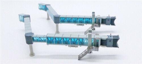 JC Wings Single Passenger Blue boarding bridges for B737/A320 1:400 Model