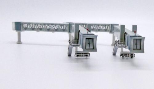 JC Wings Single Passenger Transparent boarding bridges for B737/A320 1:400 Model